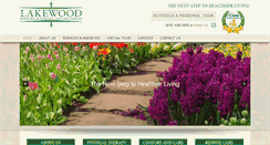 Desktop Screenshot of lakewoodnursingcenter.com